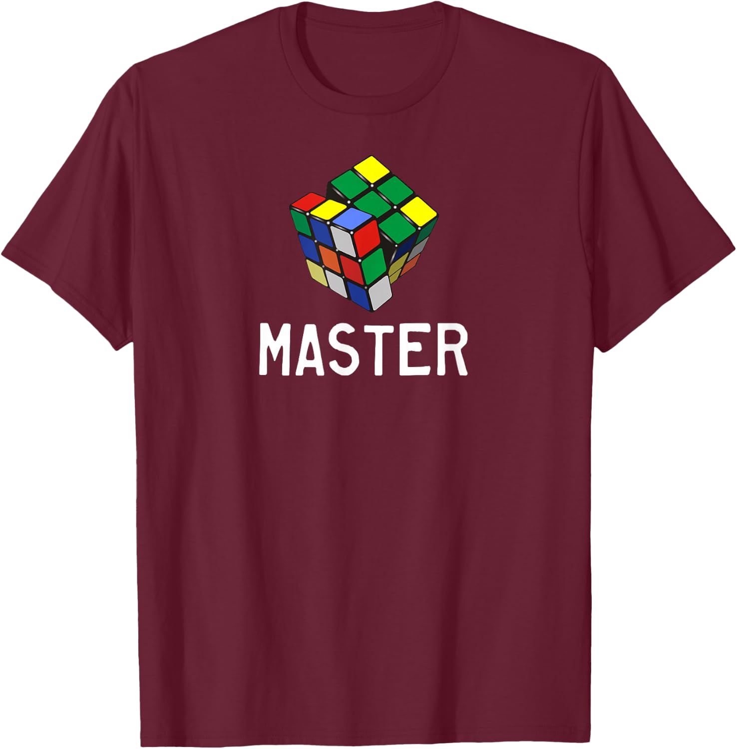 Fun Cube Master T-Shirt - T-Shirt | Maroon