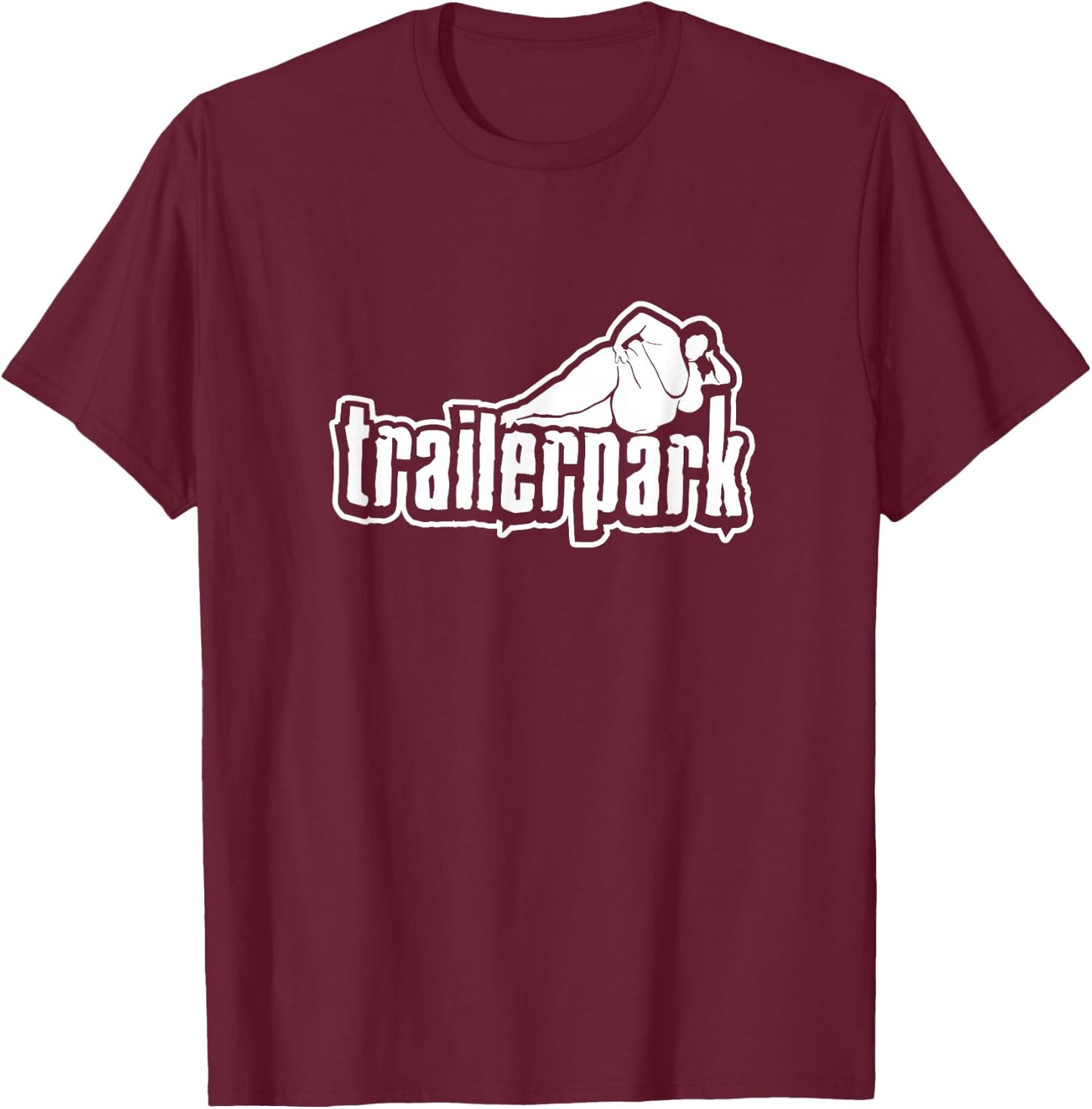 Trailerpark , black, s T-Shirt - T-Shirt | Maroon