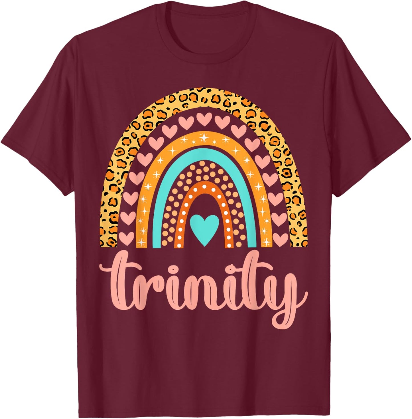 Trinity Trinity Name Birthday Shirt Gift T-Shirt - T-Shirt | Maroon