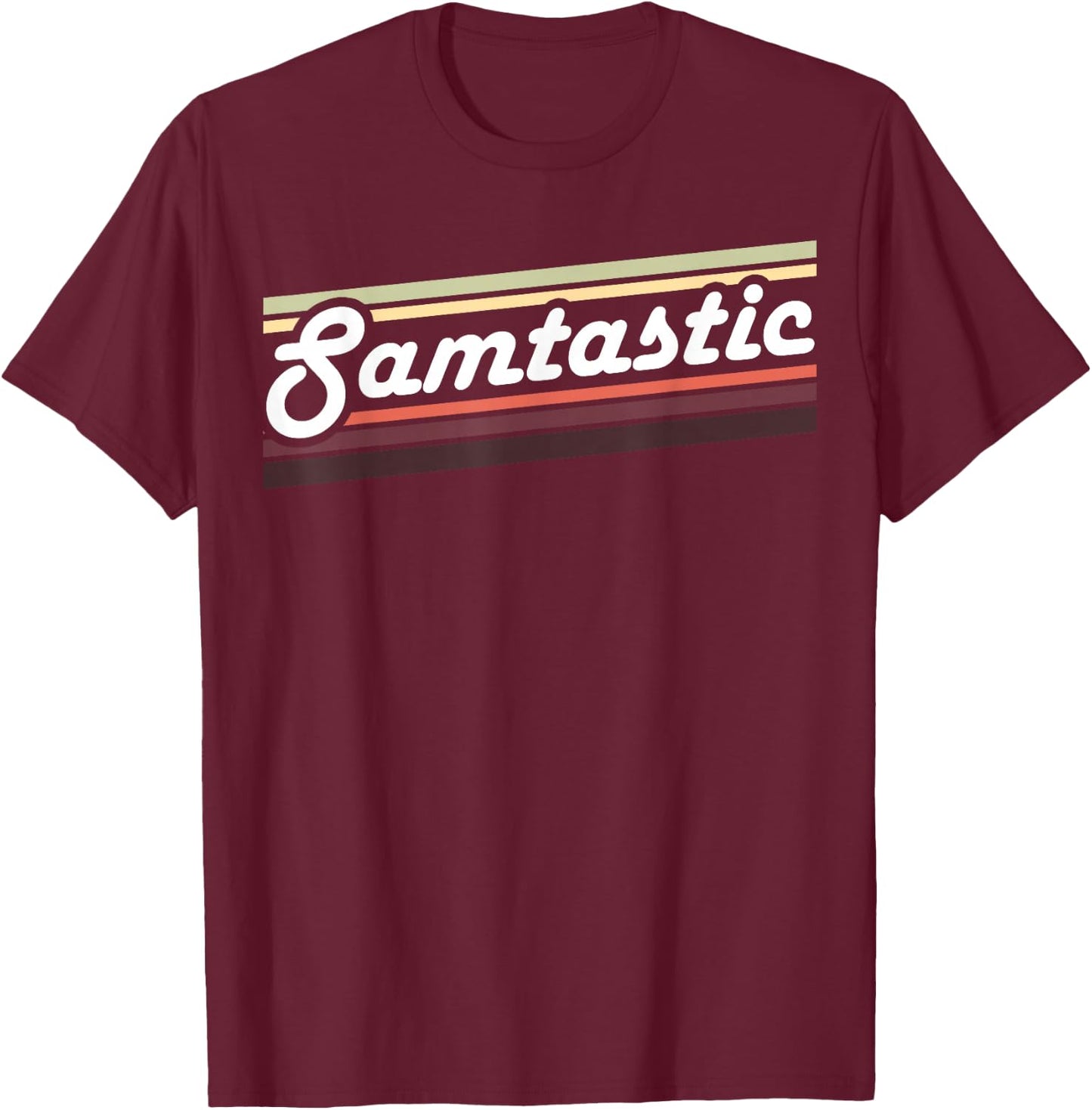 Personalized Name Samantha name like Sam T-Shirt - T-Shirt | Maroon