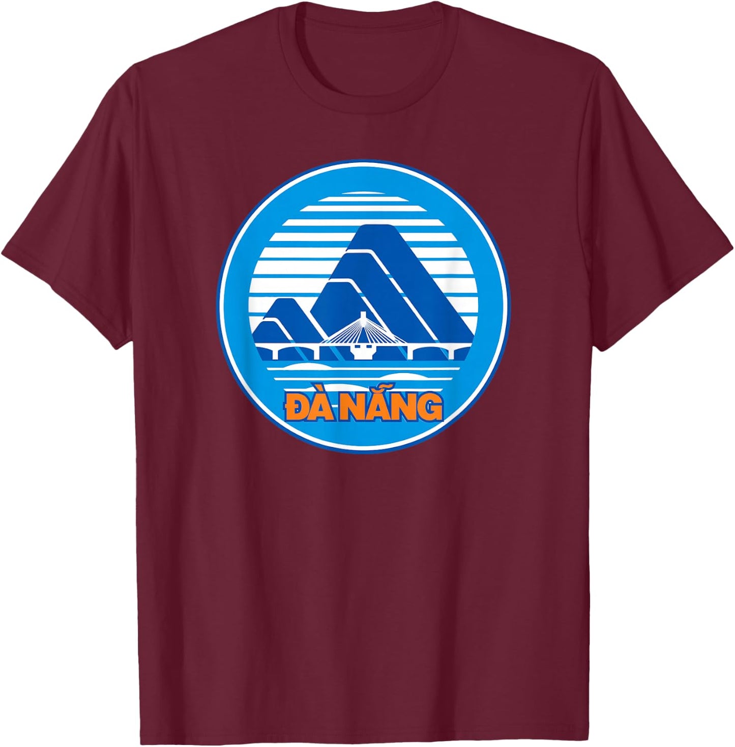 DA Nang DANANG Vietnam City Emblem Seal T-Shirt - T-Shirt | Maroon