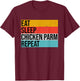 Funny Italian Foodie Parmesan Design For Chicken Parm Lovers T-Shirt - T-Shirt | Maroon