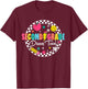 Second Grade Dream Team Bruh Back To School Tour (ON BACK) T-Shirt - T-Shirt | Maroon