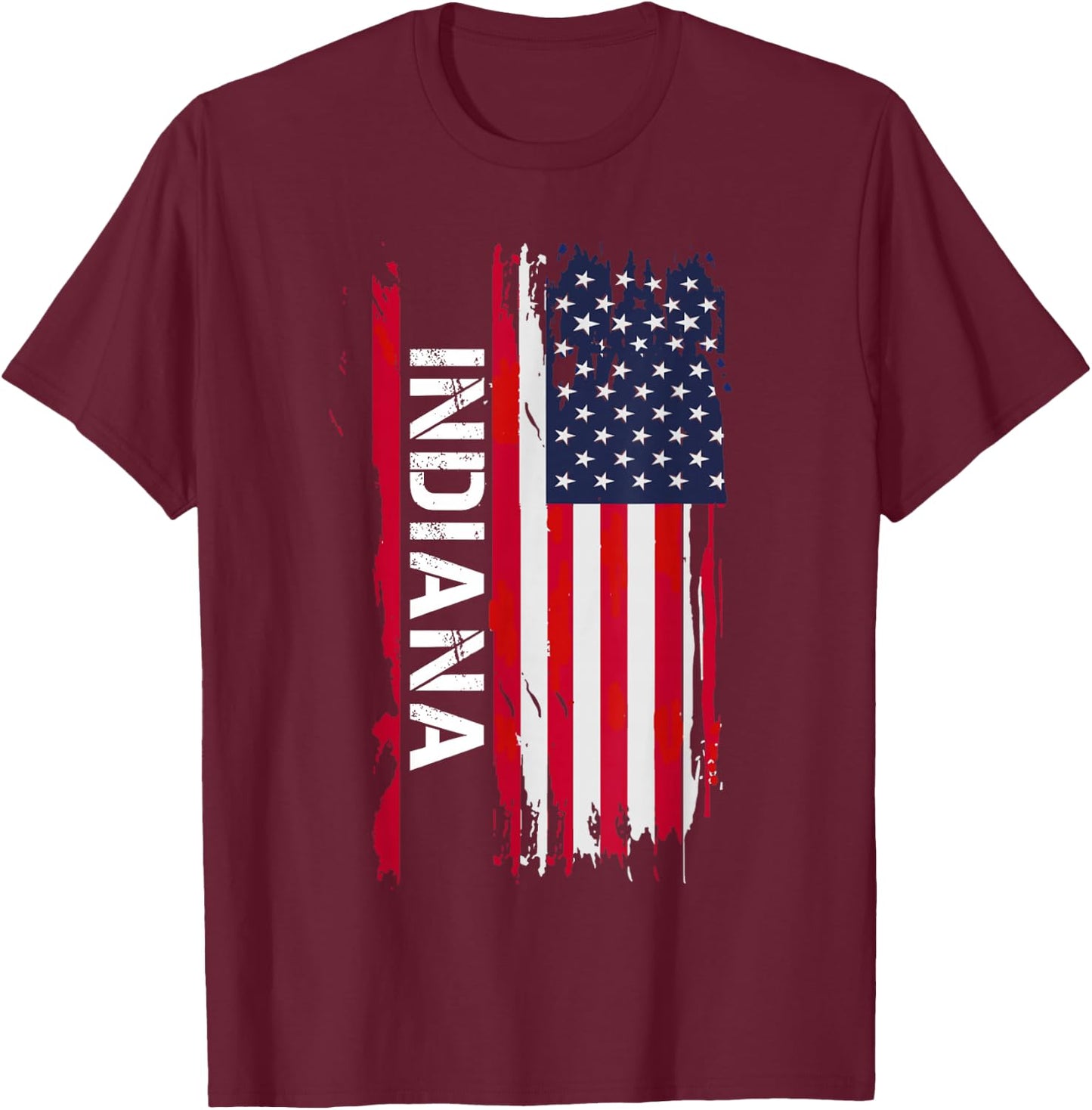 Indiana, USA T-Shirt - T-Shirt | Maroon