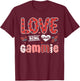 Cute I Love Being Called Gammie Ladybug Happy Valentines Day T-Shirt - T-Shirt | Maroon