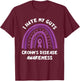 Crohn's Disease Awareness I Hate My Guts Crohn's Disease T-Shirt - T-Shirt | Maroon