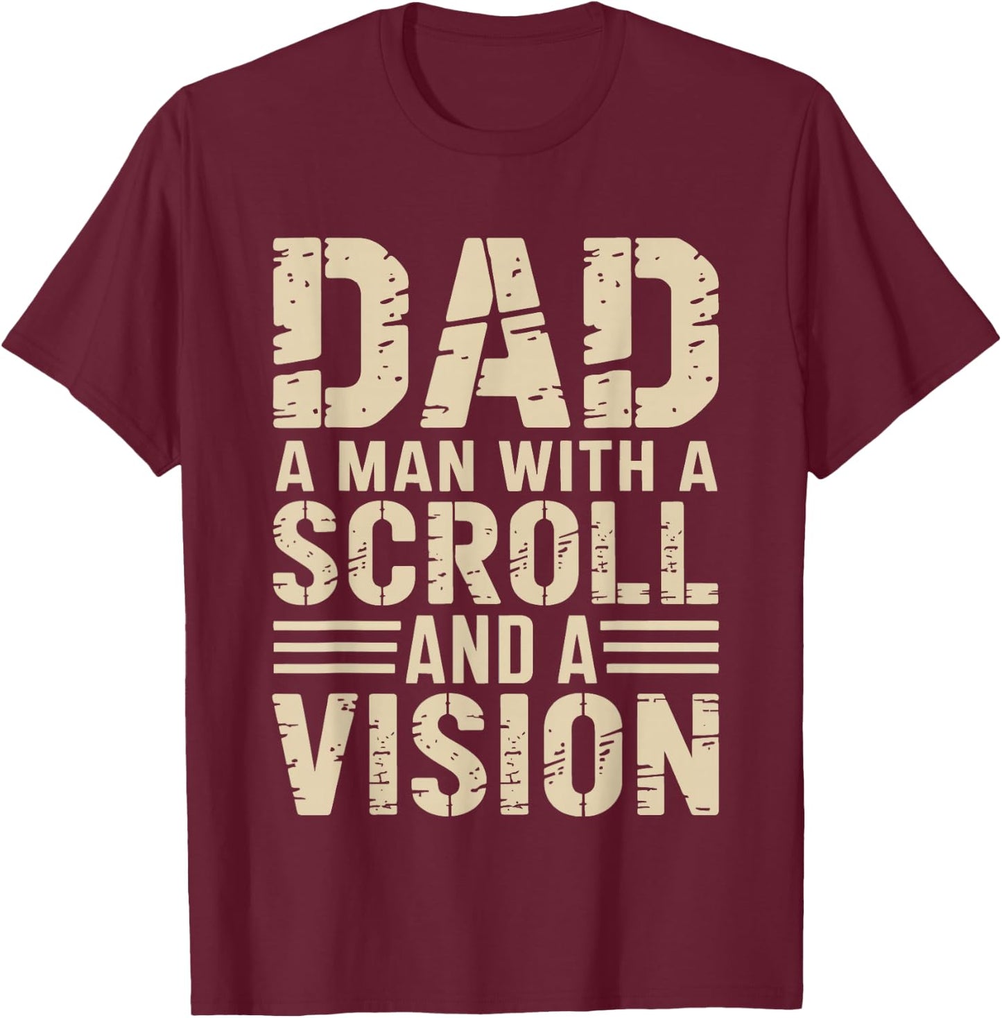 Scroll Saw Dad Woodworking Wood Art Craftsman T-Shirt - T-Shirt | Maroon