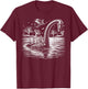bigfoot Loch Ness monster alien Halloween men women kids T-Shirt - T-Shirt | Maroon
