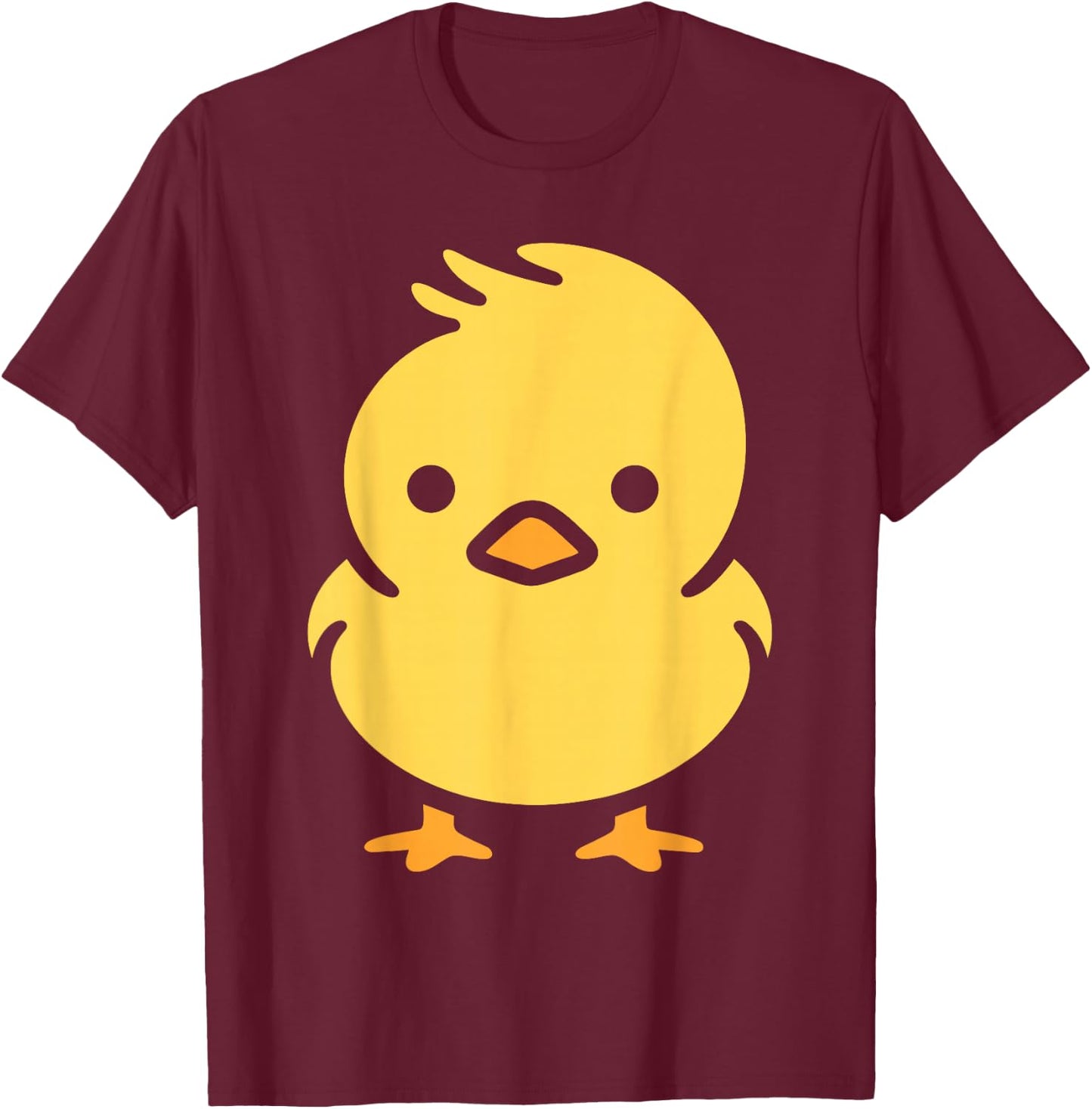 Humorküken lieben einfache, minimalistische kleine Küken T-Shirt - T-Shirt | Maroon