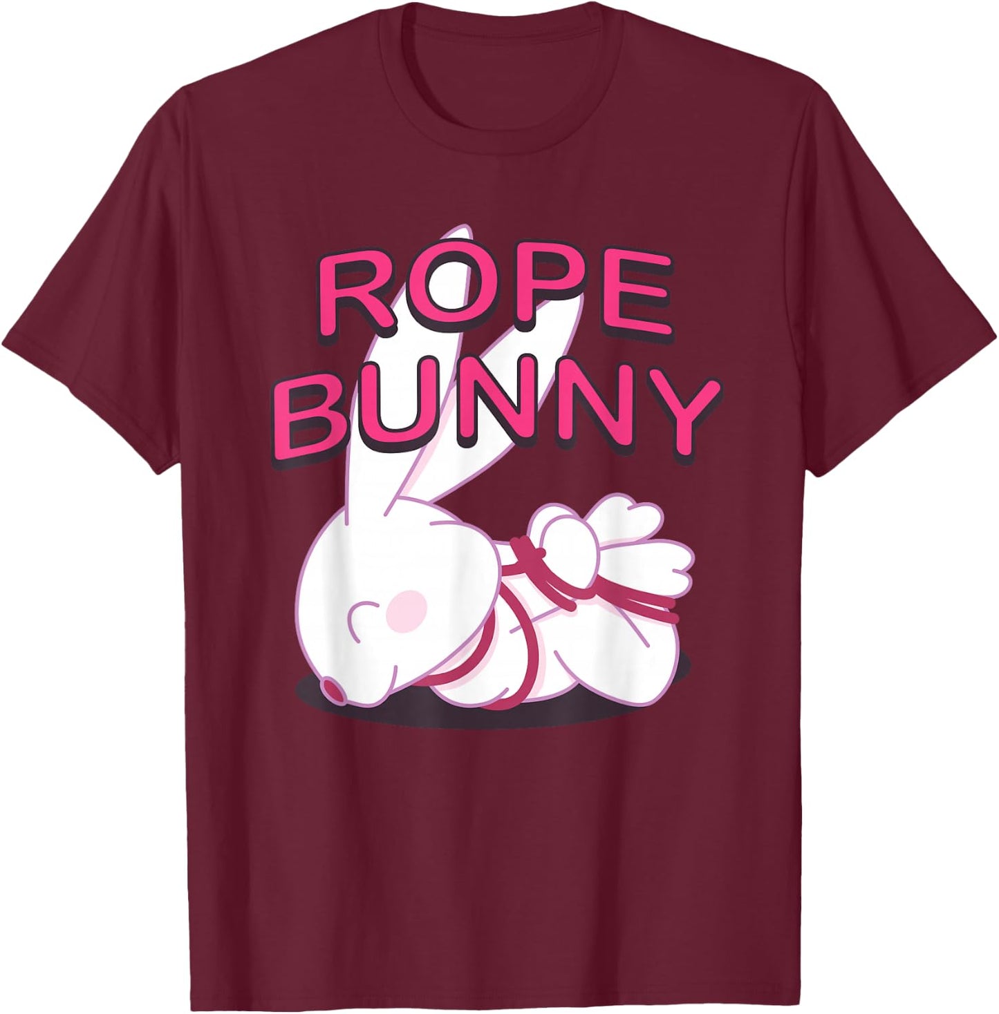 Rope Bunny BDSM T-Shirt - T-Shirt | Maroon
