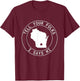 Tell Your Folks I Says Hi Wisconsin State Outline Midwest T-Shirt - T-Shirt | Maroon