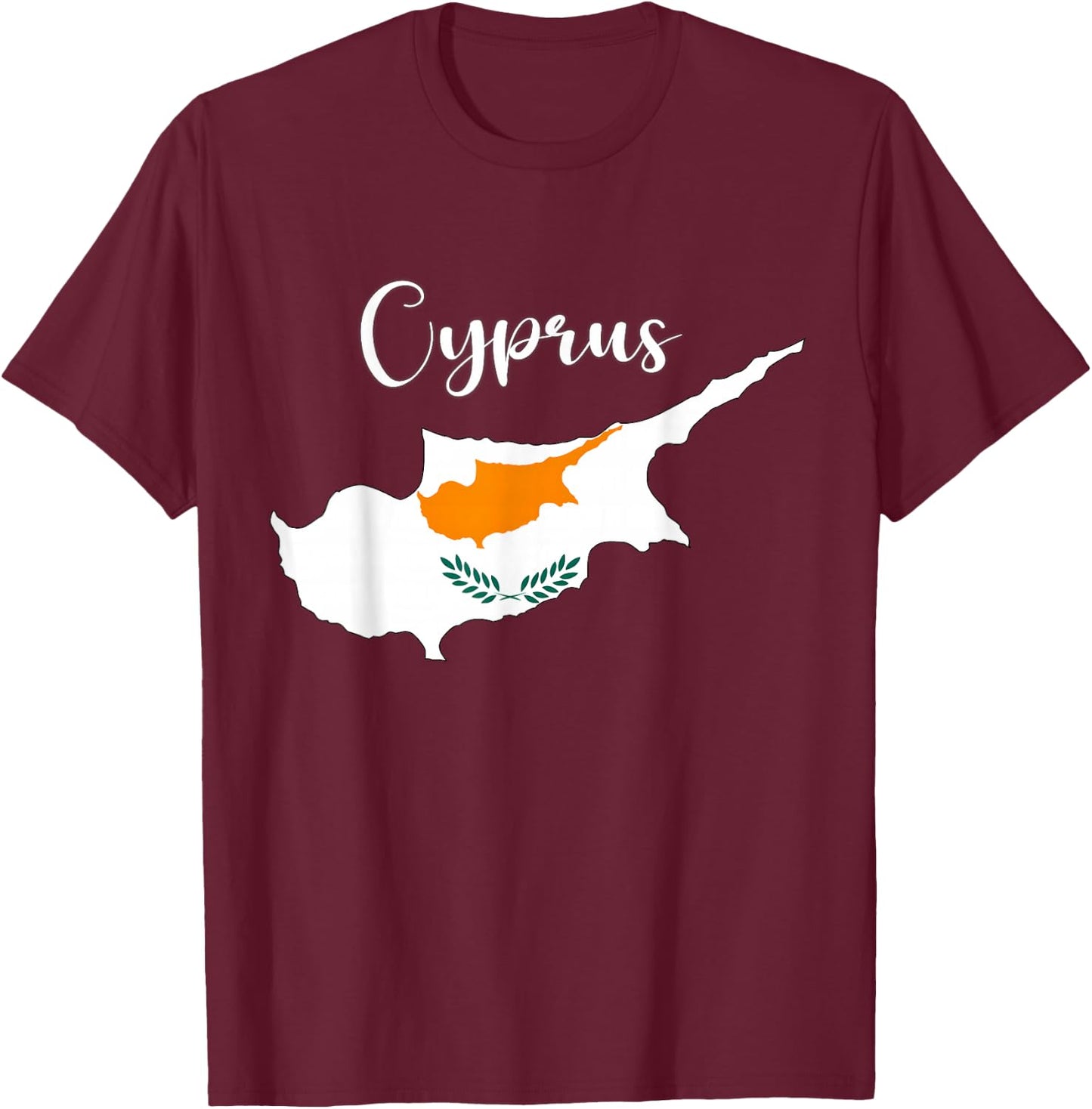Zypern Flagge , Zypern , Zypern für Frauen T-Shirt - T-Shirt | Maroon
