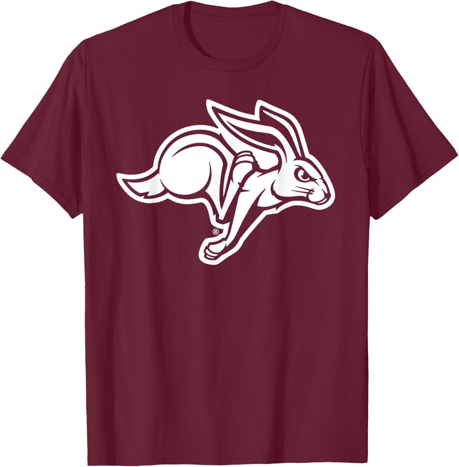 South Dakota State Jackrabbits Two Tone Black T-Shirt - T-Shirt | Maroon