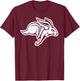 South Dakota State Jackrabbits Two Tone Black T-Shirt - T-Shirt | Maroon