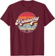 Retro Kentucky Home State KY Cool 70s Style Sunset T-Shirt - T-Shirt | Maroon