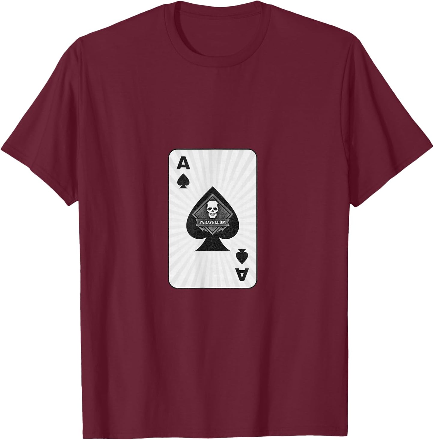 Ace of Spades Military Army Tactical Wear T-Shirt - T-Shirt | Maroon