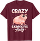 Hairless Guinea Pig Skinny Pig Owner Cavy Rodent Pet T-Shirt - T-Shirt | Maroon
