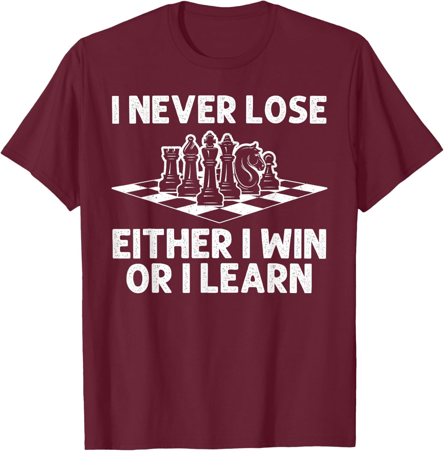 Cool Chess Design Women Chess Lover Chess Player T-Shirt - T-Shirt | Maroon