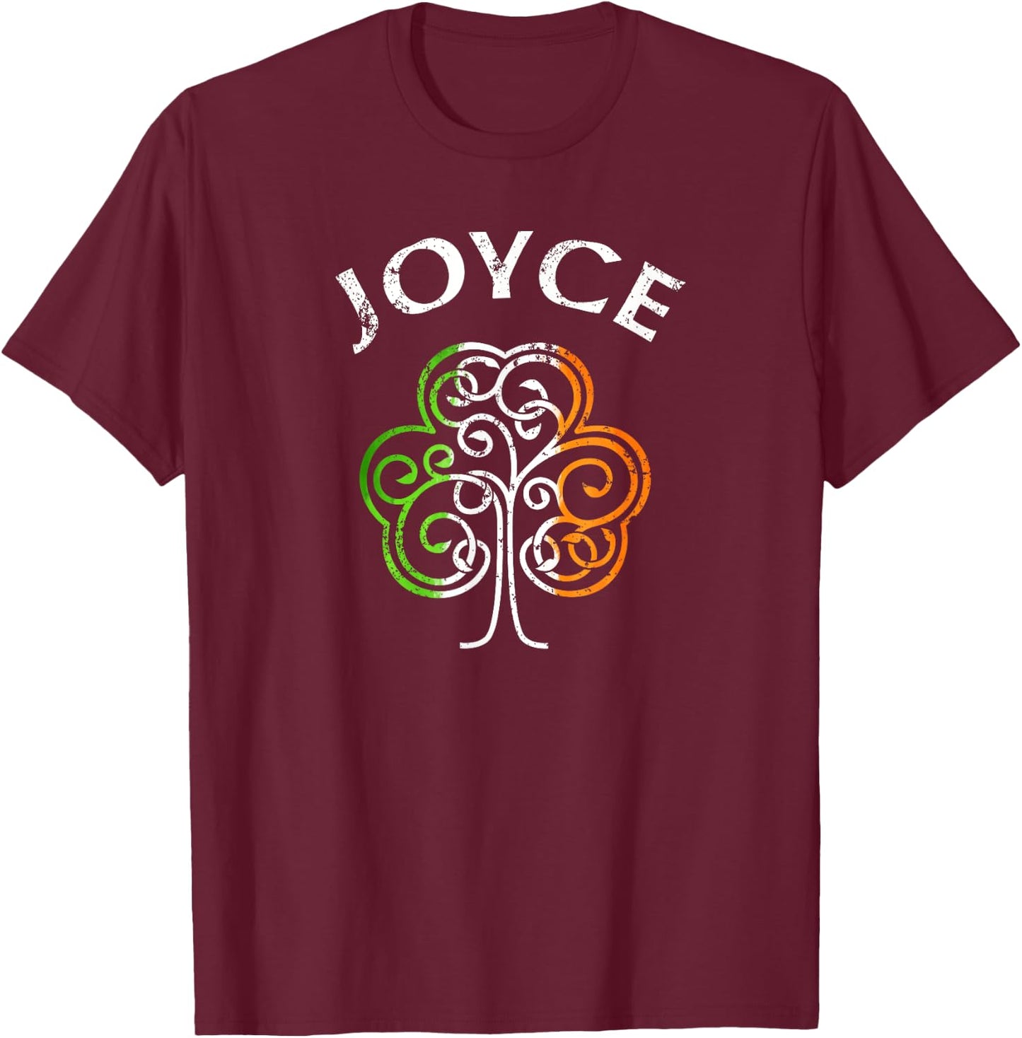 Joyce Irish Family Name T-Shirt - T-Shirt | Maroon