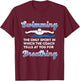 Funny Swim Team Swimming Coach Quote - Swim Breathing Joke T-Shirt - T-Shirt | Maroon