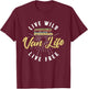Van Life Retro Vintage Van Dwellers T-Shirt - T-Shirt | Maroon