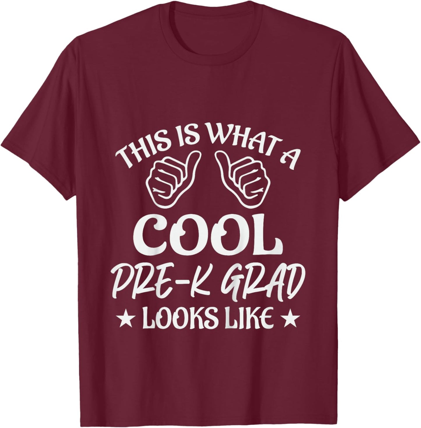 Pre-K Grad 2026 Preschool Prek Graduation T-Shirt - T-Shirt | Maroon