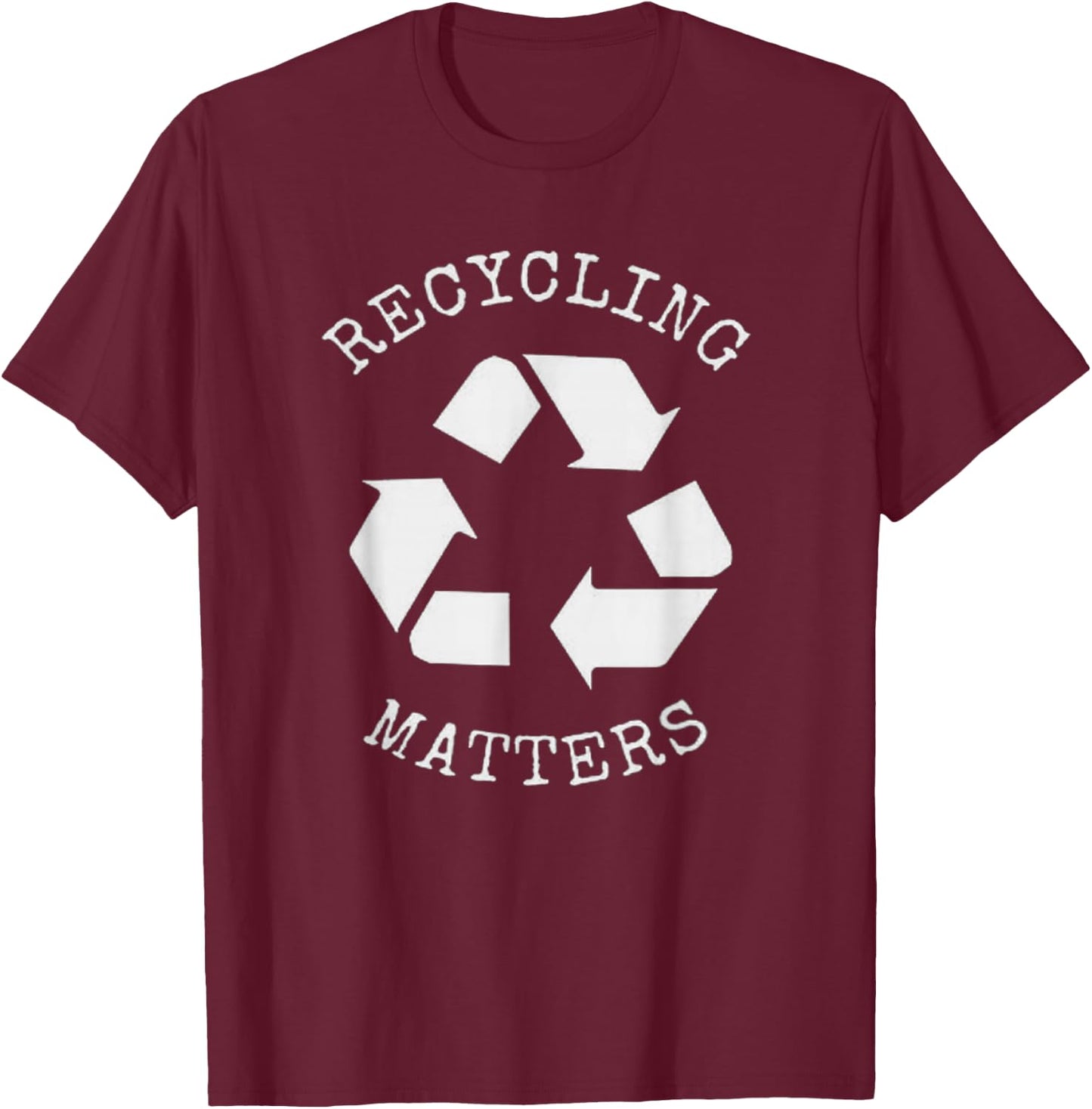 Recycle shirt for , recycle for girls, recycle for boys T-Shirt - T-Shirt | Maroon