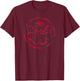 Marvel Hail Hydra Camo Print Graphic C2 T-Shirt - T-Shirt | Maroon