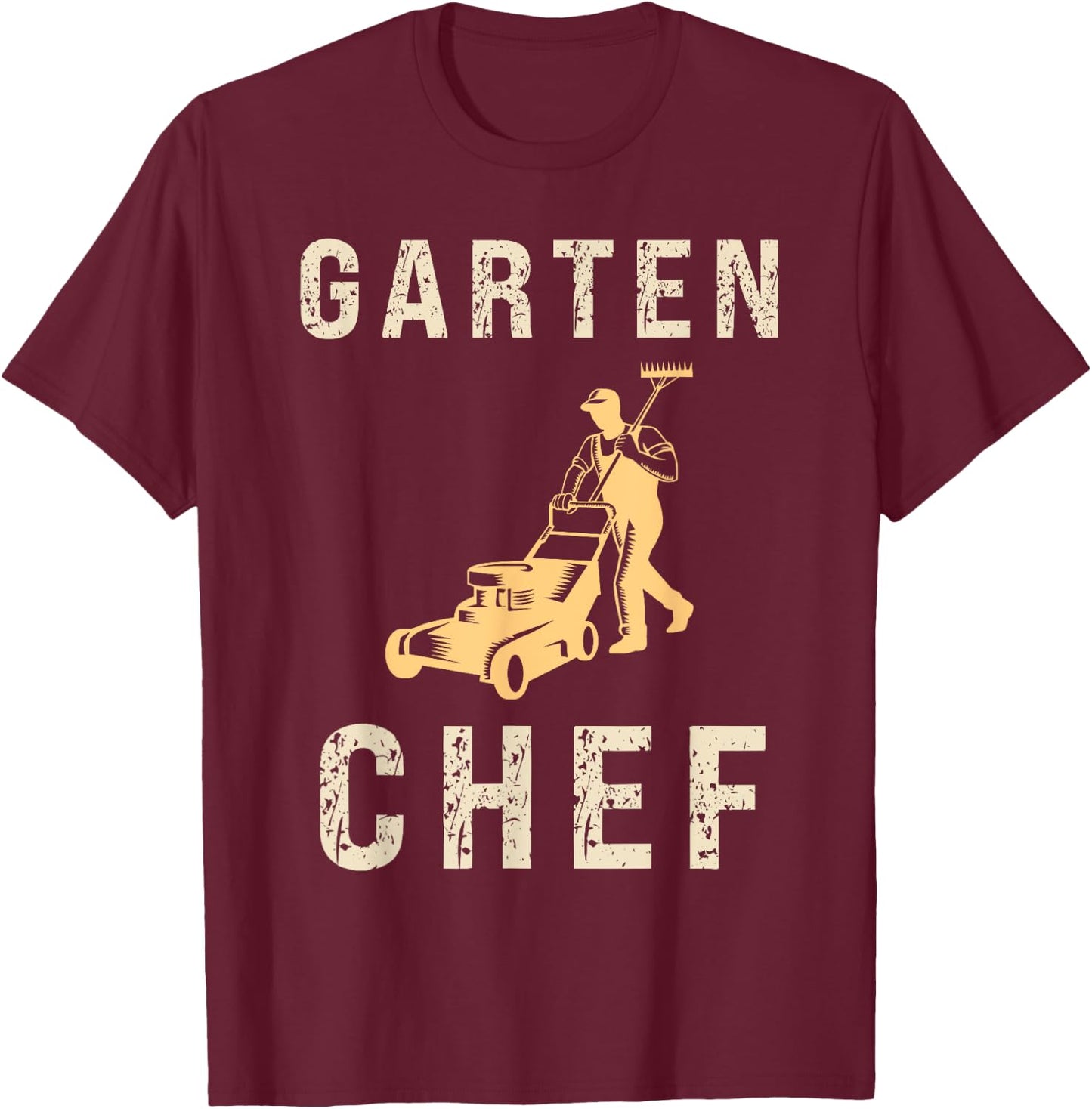 Gärtner Garten Chef Papa Opa Vatertag T-Shirt - T-Shirt | Maroon