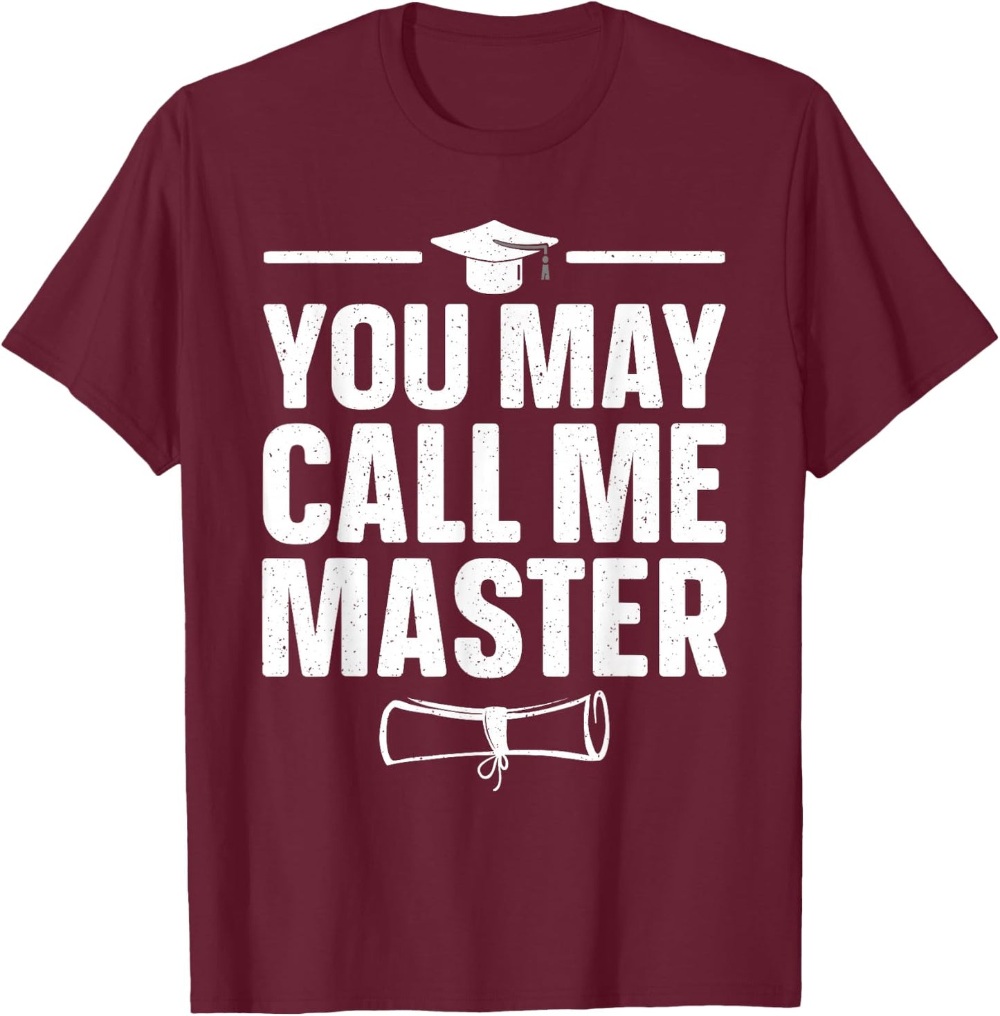 Masters Degree Graduation Art Women Masters Degree T-Shirt - T-Shirt | Maroon