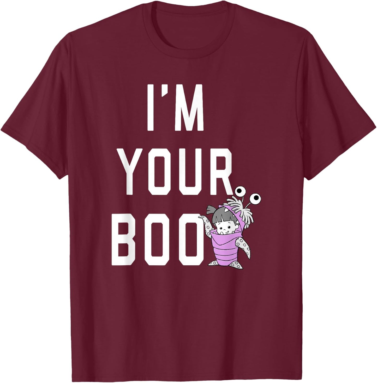 Disney Pixar Monsters University I'm Your Boo T-Shirt - T-Shirt | Maroon