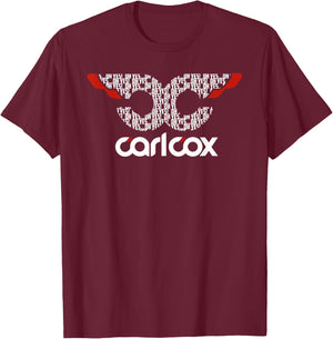 Carl Cox CC Oh Yes White Wings T-Shirt - T-Shirt | Maroon