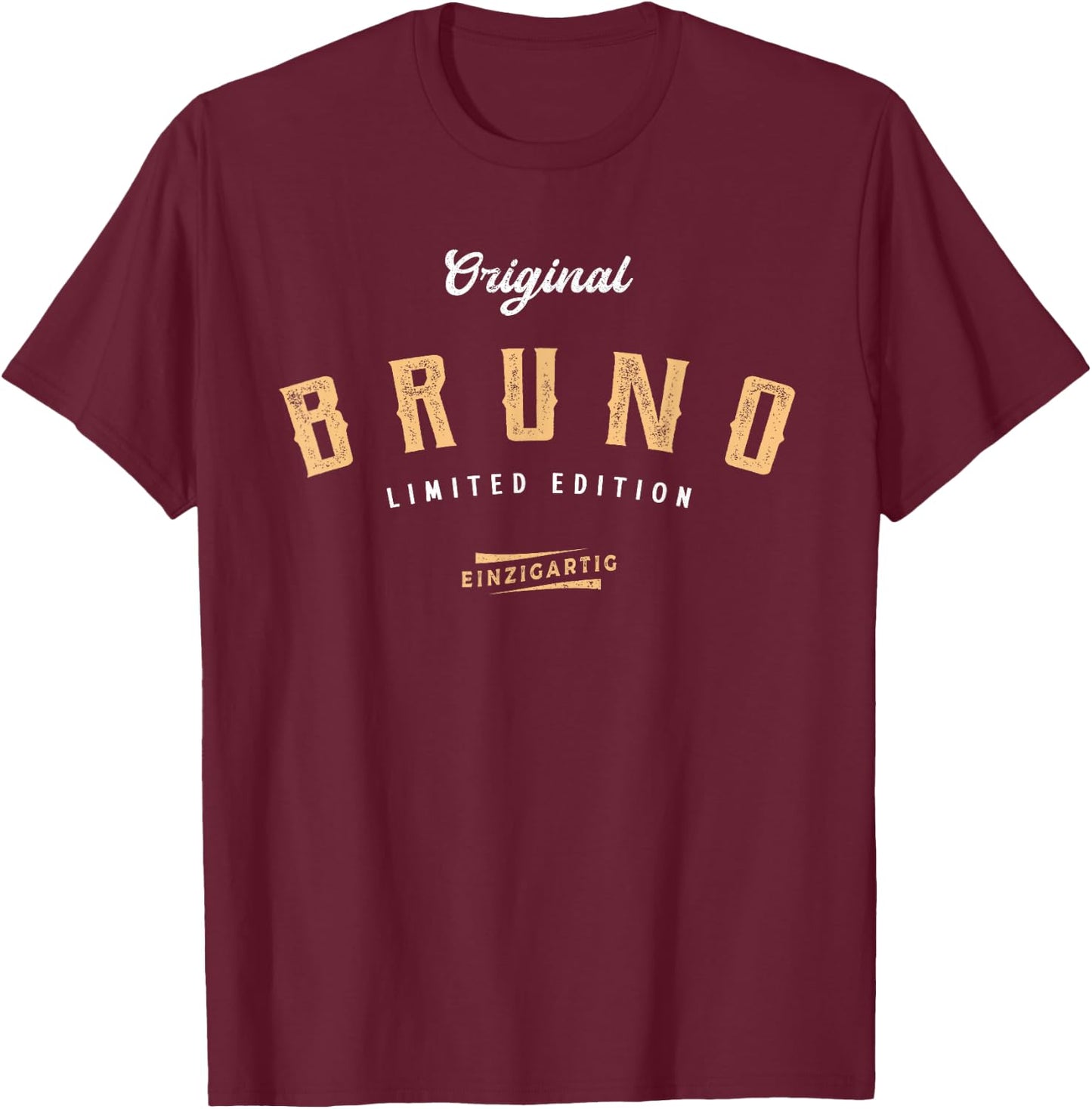 Men's Bruno Limited Edition , black T-Shirt - T-Shirt | Maroon