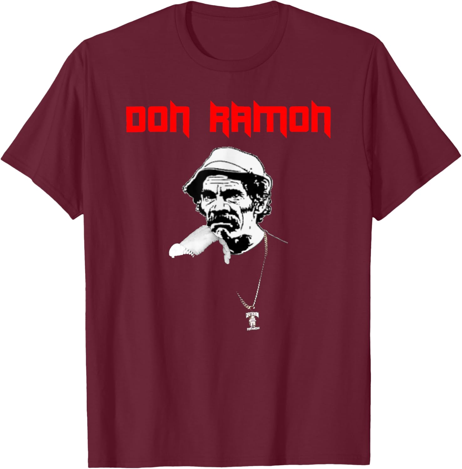 Don Ramon Chapulin Colorado , black T-Shirt - T-Shirt | Maroon