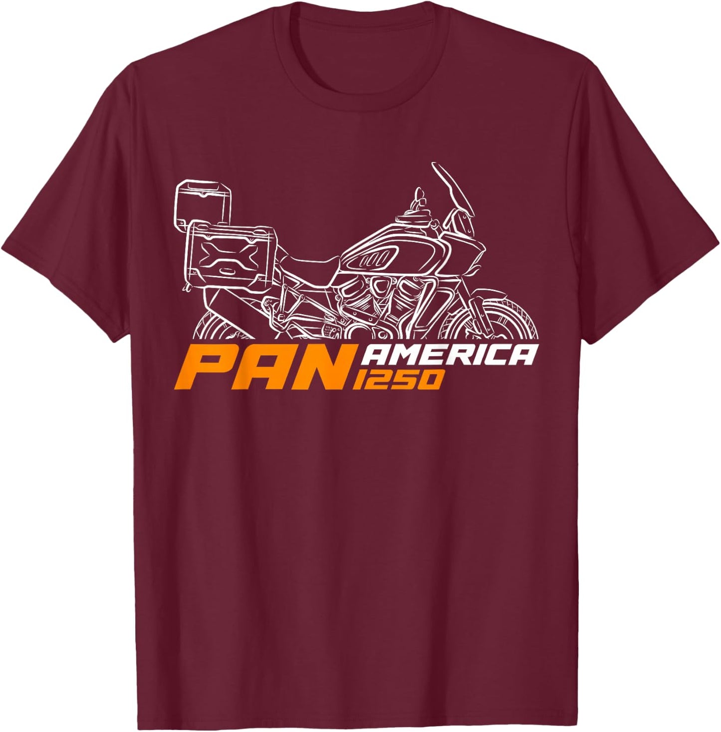 HD Pan America CVO for ADV Motorcycle Riders T-Shirt - T-Shirt | Maroon