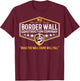 Epic Funny USA Donald Trump Border Wall Construction Company T-Shirt - T-Shirt | Maroon