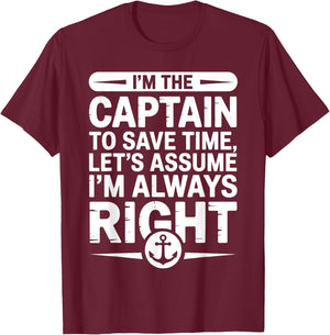 Cute Boating Apparel Women Kids Nautical Boat Boater T-Shirt - T-Shirt | Maroon