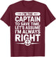 Cute Boating Apparel Women Kids Nautical Boat Boater T-Shirt - T-Shirt | Maroon