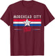 Morehead City Retro Vintage Shirt Gift Women Men Kid T-Shirt - T-Shirt | Maroon