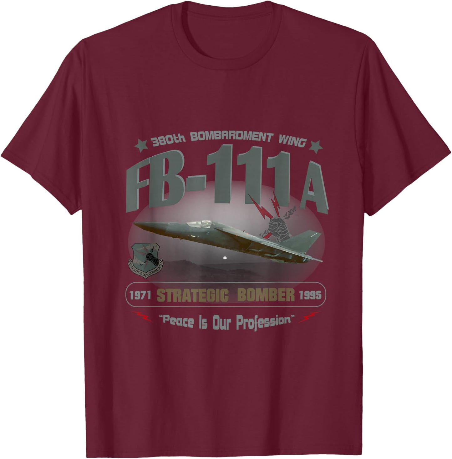 Fb-111a T-Shirt - T-Shirt | Maroon