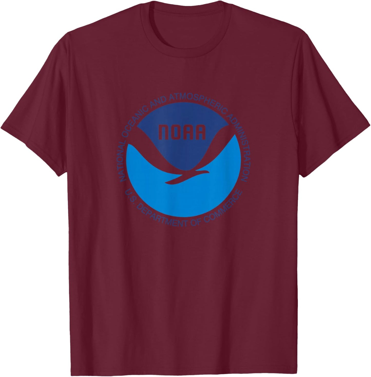 National Oceanic and Atmospheric Administration NOAA T-Shirt - T-Shirt | Maroon
