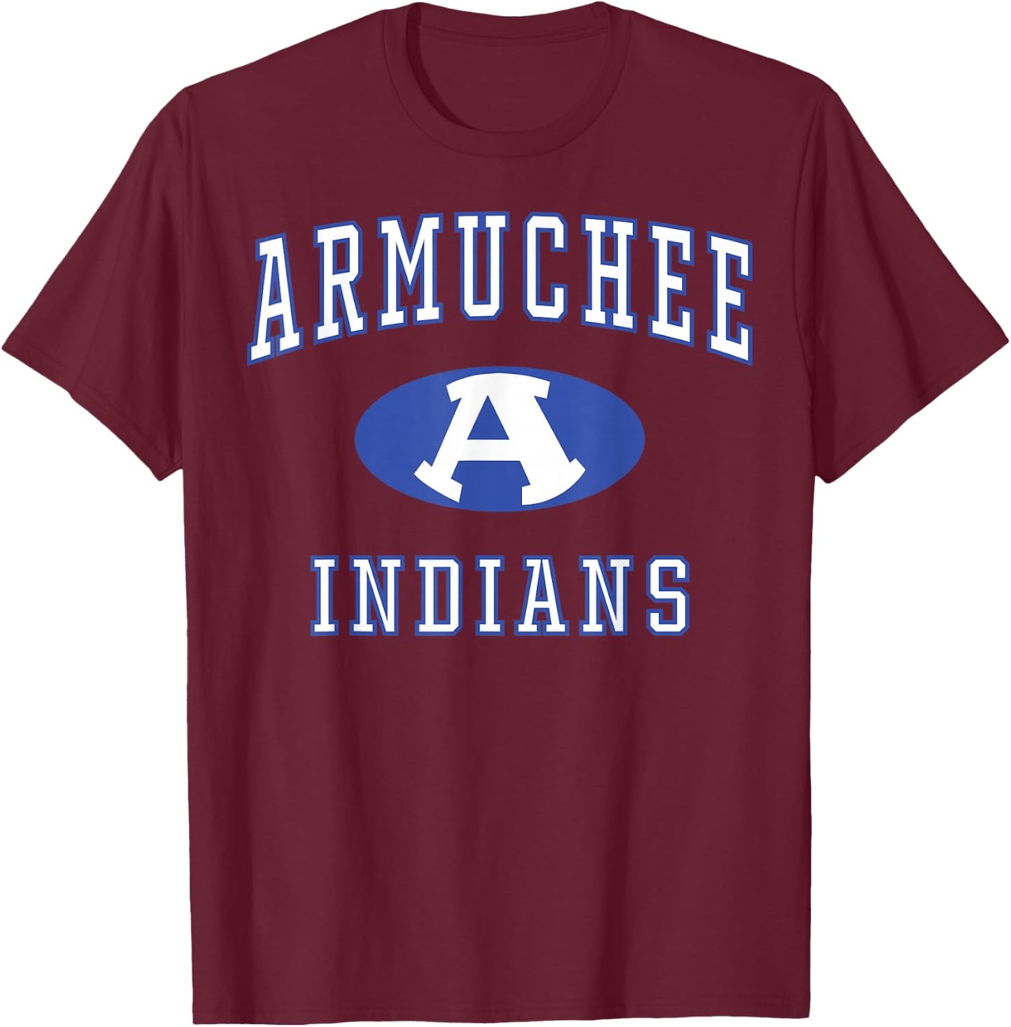 Armuchee High School Indians C1 T-Shirt - T-Shirt | Maroon