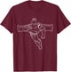 Disney Pixar Toy Story Buzz Lightyear Drawn Beyond , Black, S T-Shirt - T-Shirt | Maroon