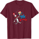 Dr. Seuss Cat in the Hat 7th Birthday T-Shirt - T-Shirt | Maroon