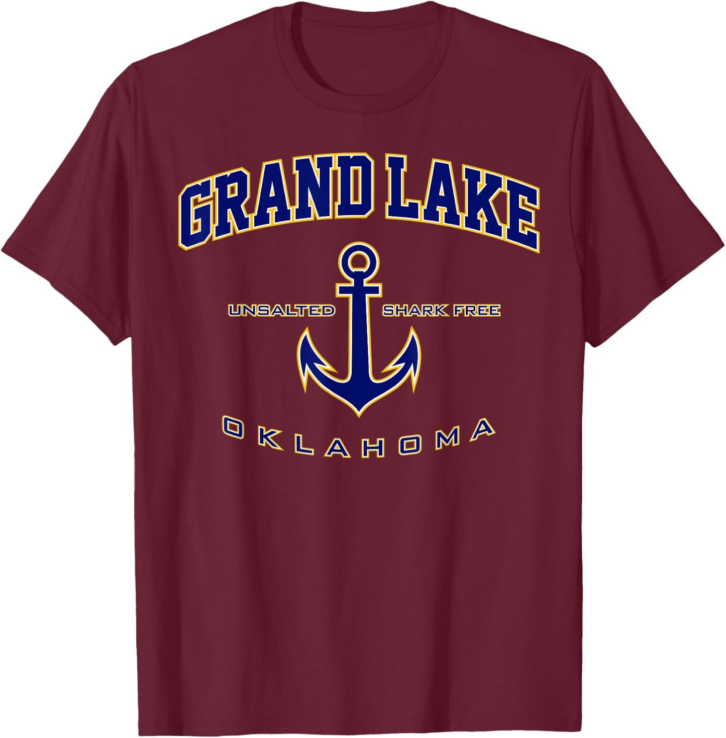 Grand Lake OK T-Shirt - T-Shirt | Maroon
