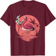 Flamingo 420 Stoner Spirit Summer Weed For Cannabis Lover T-Shirt - T-Shirt | Maroon