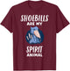 Shoebills Are My Spirit Animal | Funny Shoebill Lover T-Shirt - T-Shirt | Maroon