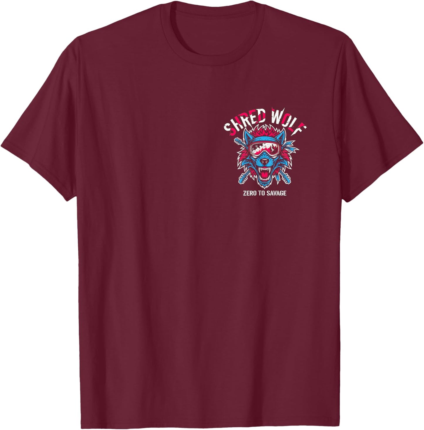 Zero to Savage 2 T-Shirt - T-Shirt | Maroon