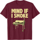 Funny BBQ Art Women Grilling Meat Smoking Barbecue T-Shirt - T-Shirt | Maroon