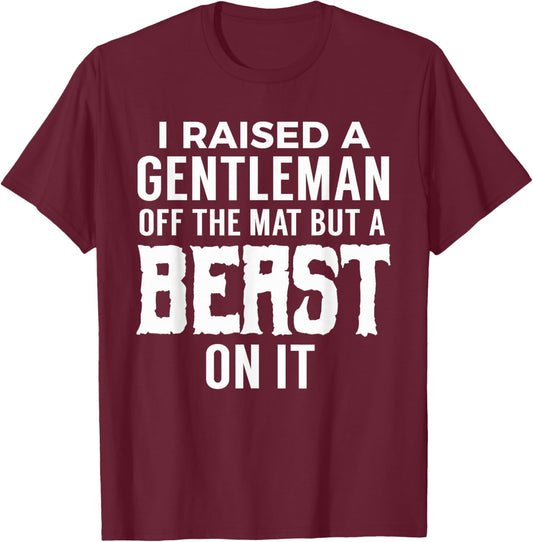 Proud Wrestling Mom Shirt T-Shirt - T-Shirt | Maroon